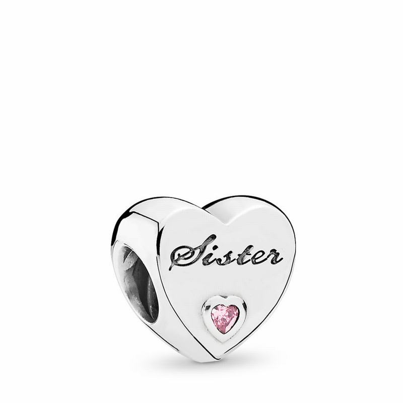 Pandora Sister's Love Charm NZ Sale, Sterling Silver (795230-QXU)